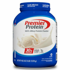 Bột Protein Premier Protein Hương Vanilla Milkshake – Hộp 1370g