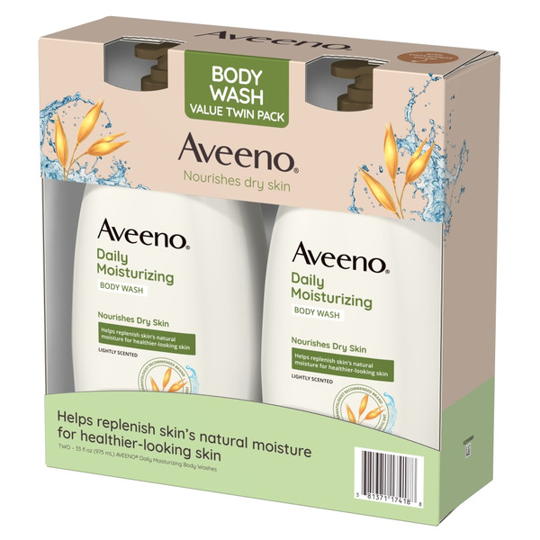 Sữa Tắm Dưỡng Ẩm Aveeno Daily Moisturizing Body Wash - 2 Chai X 975ml