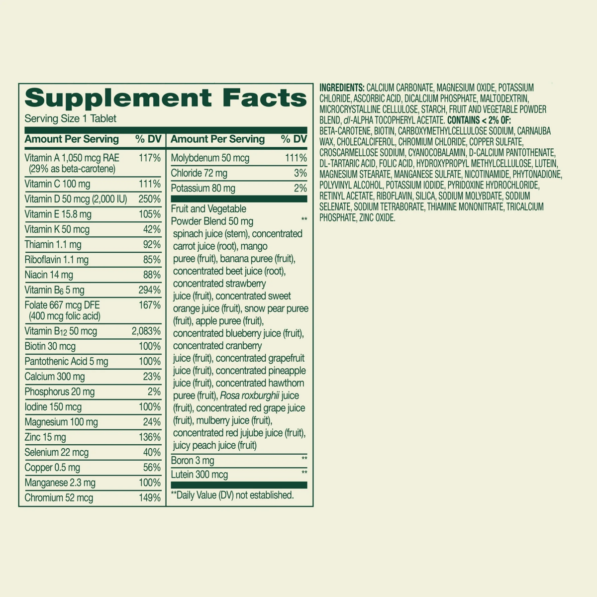 Viên Uống Vitamin Tổng Hợp Spring Valley Women’s 50+ Multivitamin Tablets – Hộp 150 Viên