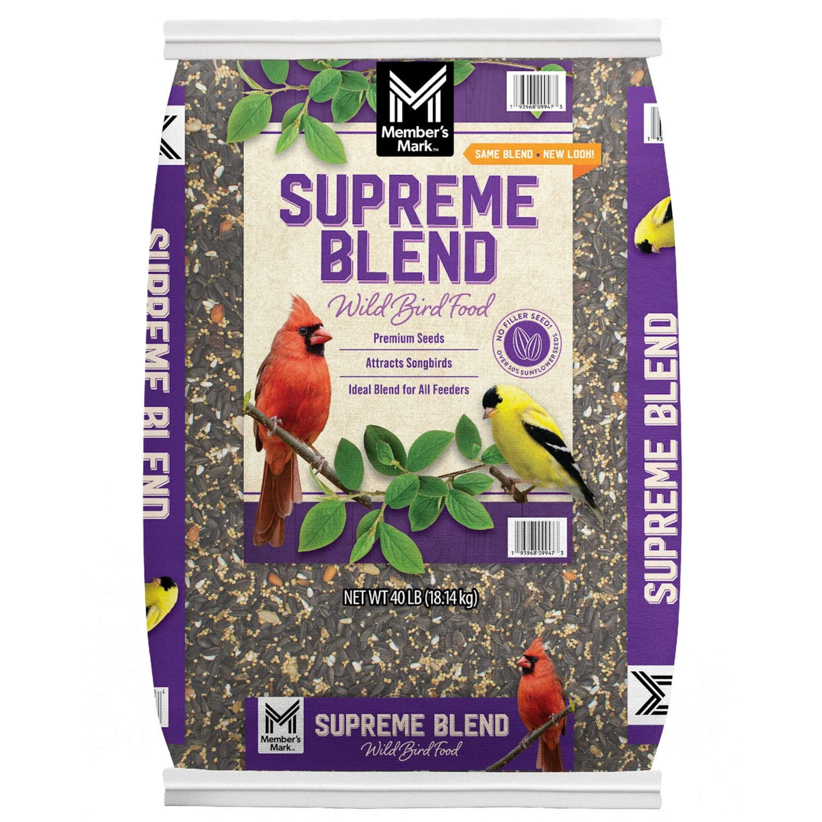 Thức Ăn Cho Chim Member's Mark Supreme Blend – Túi 18 kg