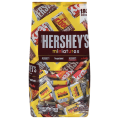 Kẹo HERSHEY'S Miniatures Variety Pack Chocolate Candy - Túi Lớn 1.58kg