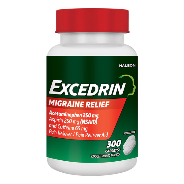 Viên Uống Giảm Đau Excedrin Extra Strength Pain Reliever Tablets – Hộp 300 Viên