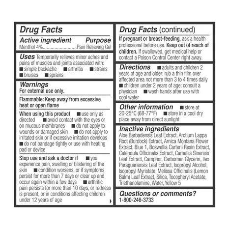 Chai Lăn Giảm Đau Biofreeze Pain Relief Roll-On - Set 2 Chai x 3 Oz