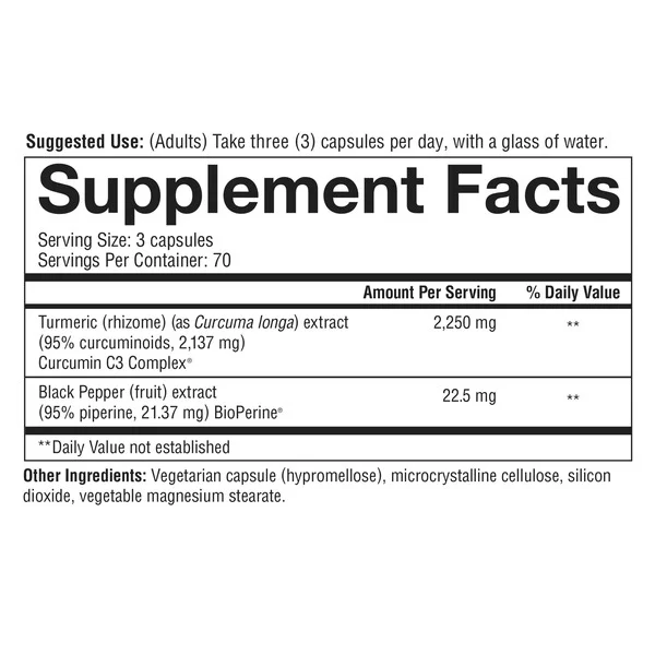 Viên Uống Youtheory Turmeric Healthy Inflammation Support 2250 mg – Hộp 210 Viên 