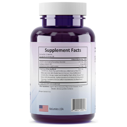Viên Uống Relumins L-Glutathione Complex 1650mg – Hộp 90 Viên