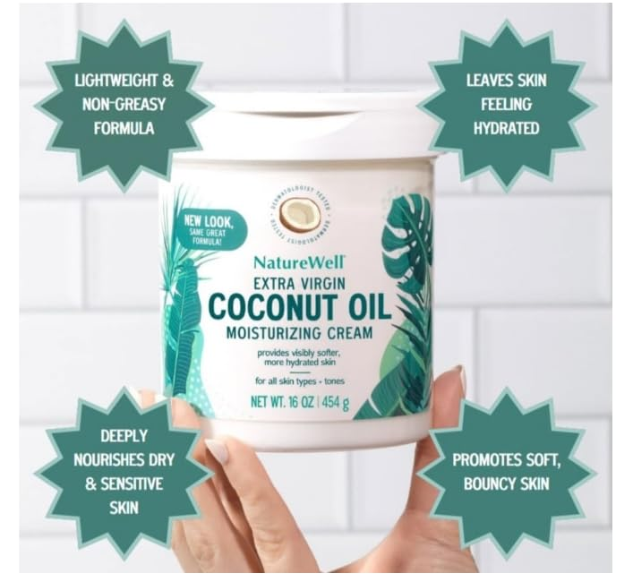 Kem Dưỡng Ẩm NatureWell Extra Virgin Coconut Oil – Hộp 454g
