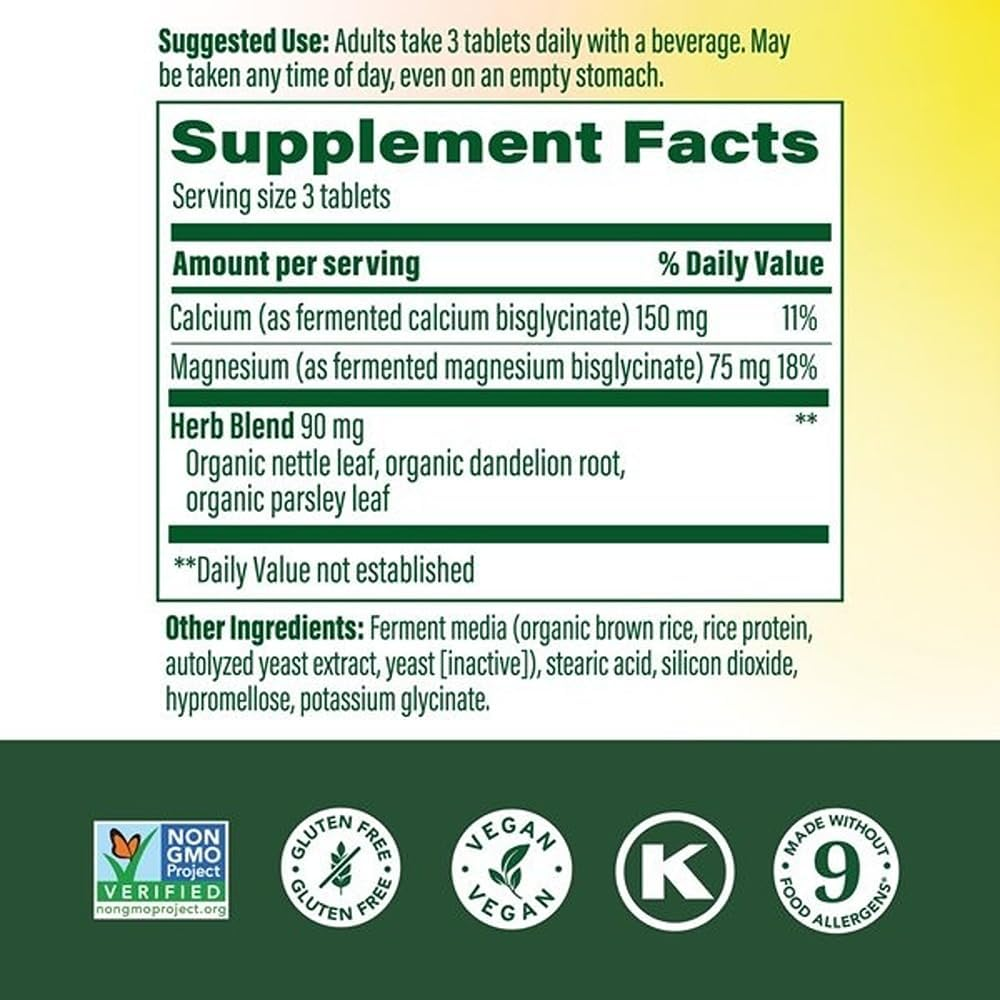 Viên Uống MegaFood Calcium & Magnesium – Hộp 90 Viên