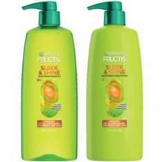 Bộ Dầu Gội Và Dầu Xả Làm Mượt Tóc Garnier Fructis Sleek & Shine Smoothing Shampoo & Conditioner - 2 Chai X 1.18L