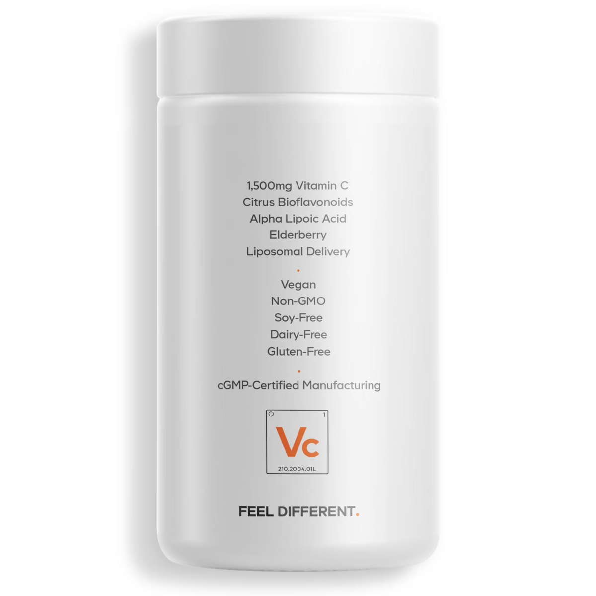 Viên Uống Codeage Liposomal Vitamin C 1500mg + Zinc + Elderberry – Hộp 180 Viên