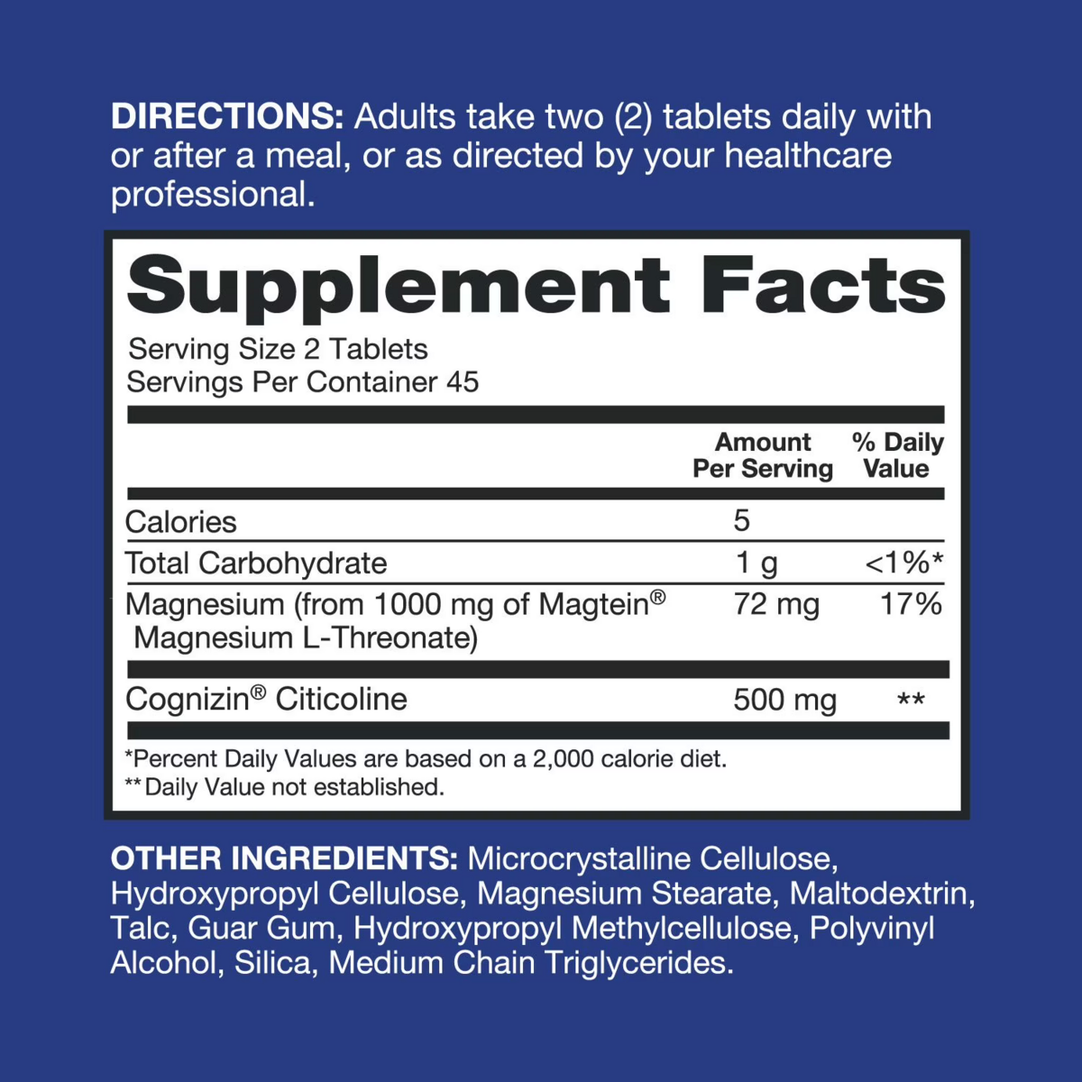 Viên Uống Hỗ Trợ Não Bộ Qunol Brain Health Magnesium L-Threonate – Hộp 90 Viên