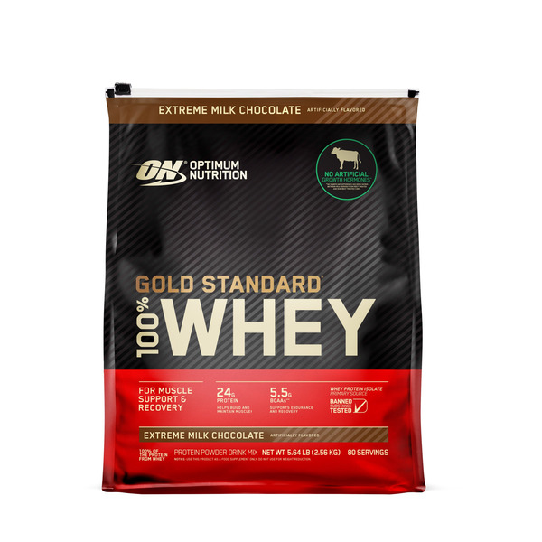 Bột Whey Protein Optimum Nutrition Gold Standard 100% Hương Chocolate Sữa – 2558g