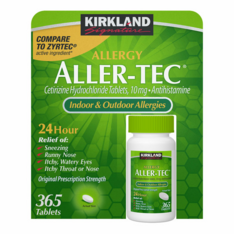 Viên Uống Hỗ Trợ Giảm Dị Ứng Kirkland Signature Aller-Tec 10mg - Hộp 365 Viên