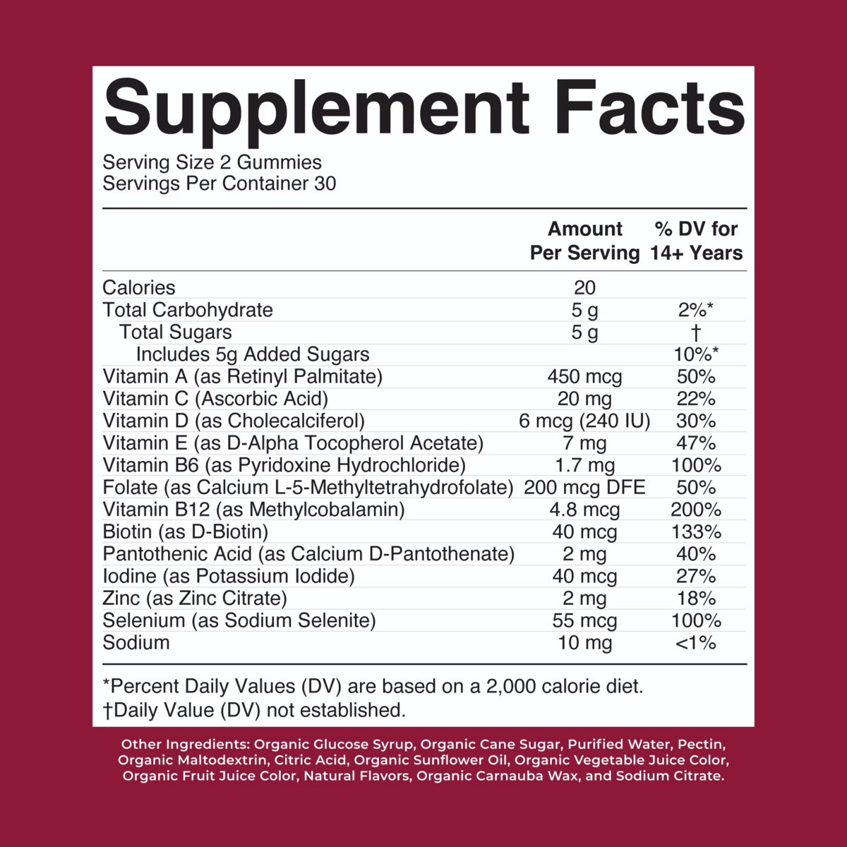 Kẹo Dẻo Vitamin Tổng Hợp MaryRuth’s Multivitamin Gummies for Women – Hộp 60 Viên