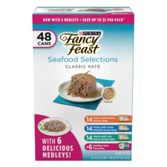 Pate Mèo Purina Fancy Feast Variety Pack Hộp 48 Lon