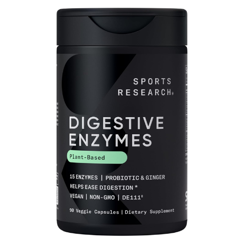 Viên Uống Sports Research Digestive Enzymes with Probiotics & Ginger – Hộp 90 Viên