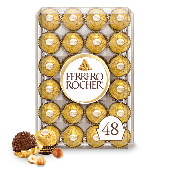 Kẹo Socola Ferrero Rocher Premium Milk Chocolate Hazelnut - Hộp 48 Viên