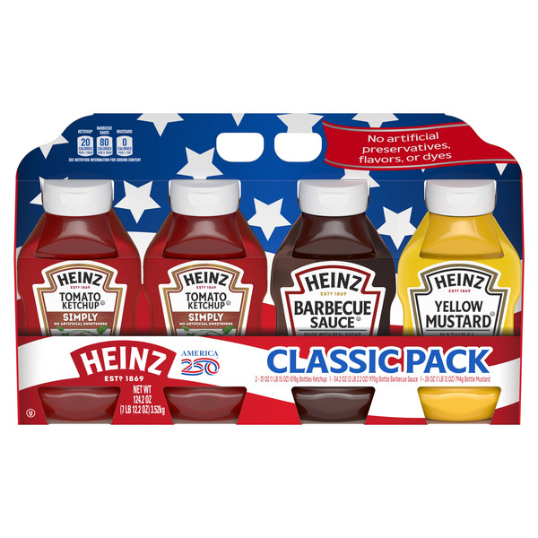 Bộ Gia Vị Tổng Hợp Heinz Classic Variety Pack – 124.2 oz