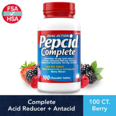 Viên Nhai Hỗ Trợ Giảm Ợ Nóng Pepcid Complete –  Hộp 100 Viên