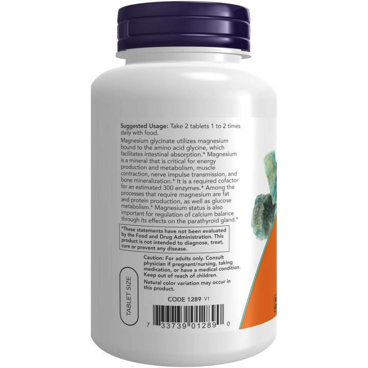 Viên Uống NOW Magnesium Glycinate – Hộp 180 Viên