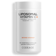 Viên Uống Codeage Liposomal Vitamin C 1500mg + Zinc + Elderberry – Hộp 180 Viên