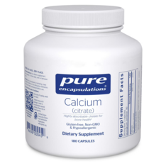 Viên Uống Pure Encapsulations Calcium Citrate – Hộp 180 Viên