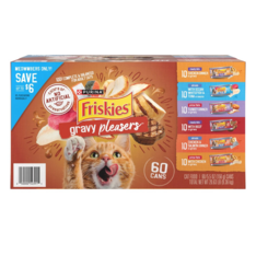 Pate Mèo Friskies Gravy Purina – Hộp 60 Lon