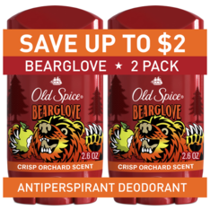 Lăn Khử Mùi Old Spice Bearglove Anti-Perspirant Deodorant for Men – Set 2 Thanh x 2.6 Oz
