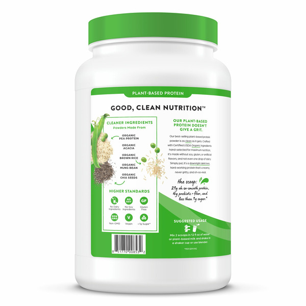 Bột Protein Thực Vật Orgain Organic Hương Vanilla Bean – Hộp 1243g