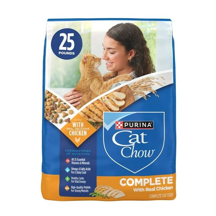 Thức Ăn Hạt Cho Mèo Purina Cat Chow Vị Gà – Túi 11.3kg