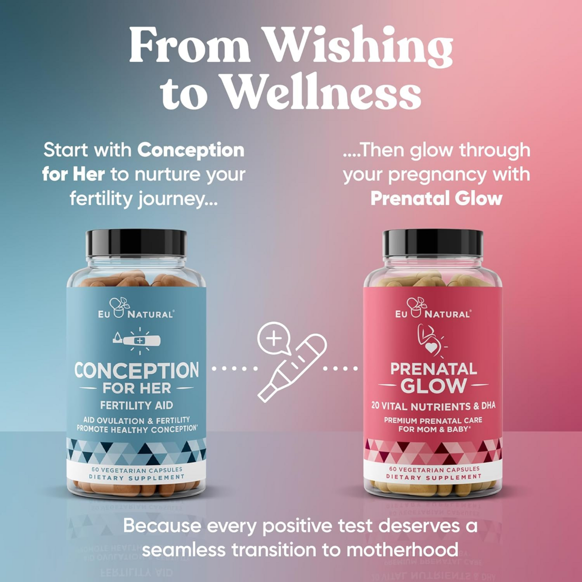 Viên Uống Hỗ Trợ Sức Khỏe Sinh Sản Phụ Nữ Eu Natural Conception for Her Fertility Support – Hộp 60 viên