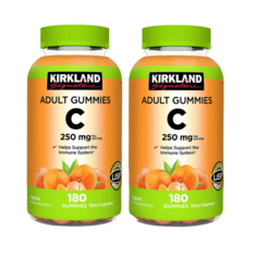 Kẹo Dẻo Bổ Sung Vitamin C Kirkland Signature 250 mg – 2 Hộp x 180 Viên