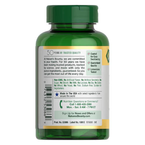 Viên Uống Nature's Bounty High Potency Magnesium 500 mg – Hộp 200 Viên