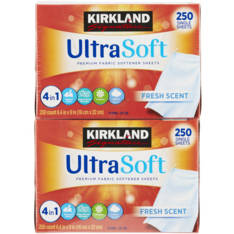 Giấy Thơm Kirkland Signature Fabric Softener Sheets - Set 2 gói x 250 Miếng