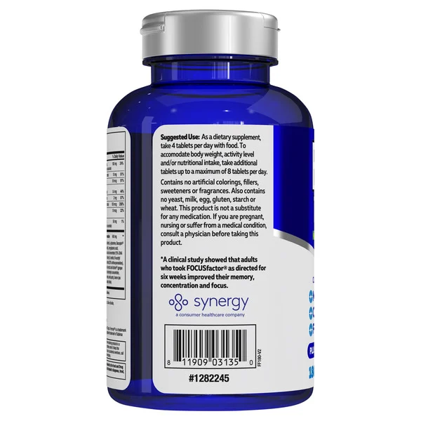 Viên Uống Bổ Não Focus Factor – Hộp 180 Viên
