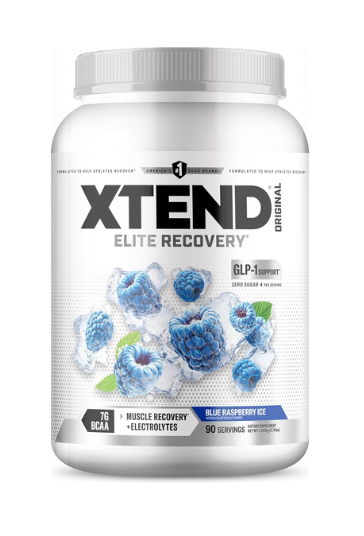 Bột Hỗ Trợ Phục Hồi Cơ Bắp Xtend Original BCAA + L-Glutamine Recovery Vị Mâm Xôi – Hộp 2.74 Lbs