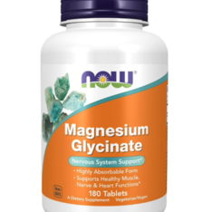 Viên Uống NOW Magnesium Glycinate – Hộp 180 Viên