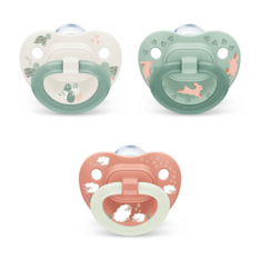 Núm Ti Giả Dành Cho Trẻ 0-6 Tháng NUK First Choice Classic Pacifier 0–6 Months – Set 3 Chiếc