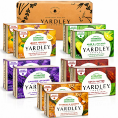 Xà Phòng Tắm Yardley London Scented Bar Soap Variety Pack – Hộp 10 Bánh x 120g