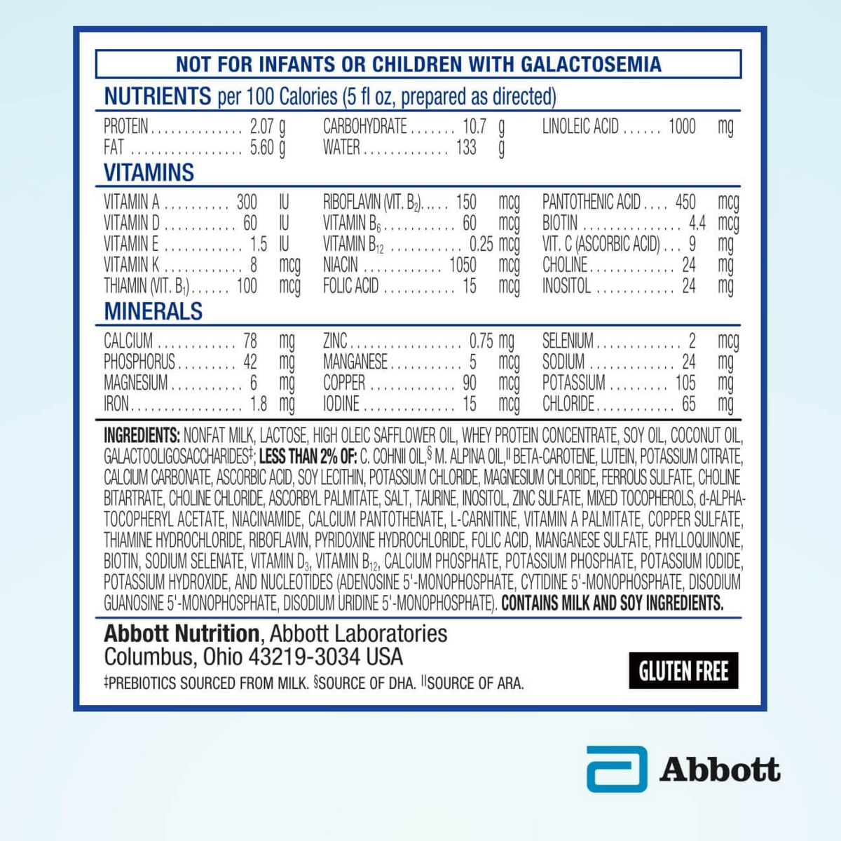 Sữa Bột Similac Advance Infant Formula With Iron - Lon 873g