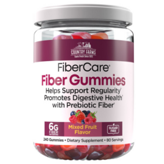 Kẹo Dẻo Bổ Sung Chất Xơ Country Farms Fiber Care Gummies – Hộp 240 Viên
