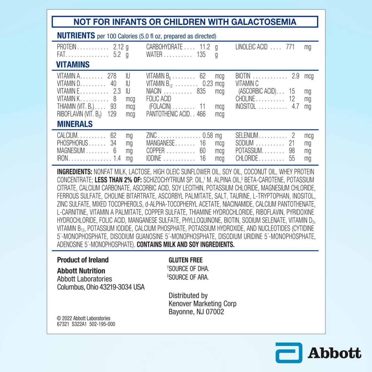 Sữa Công Thức Similac Advance Lamehadrin Infant Formula with Iron – Lon 700 g