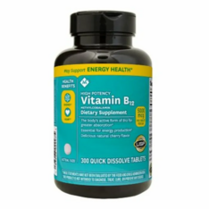 Viên Ngậm Vitamin B12 Methylcobalamin Sublingual Member's Mark – Hộp 300 Viên