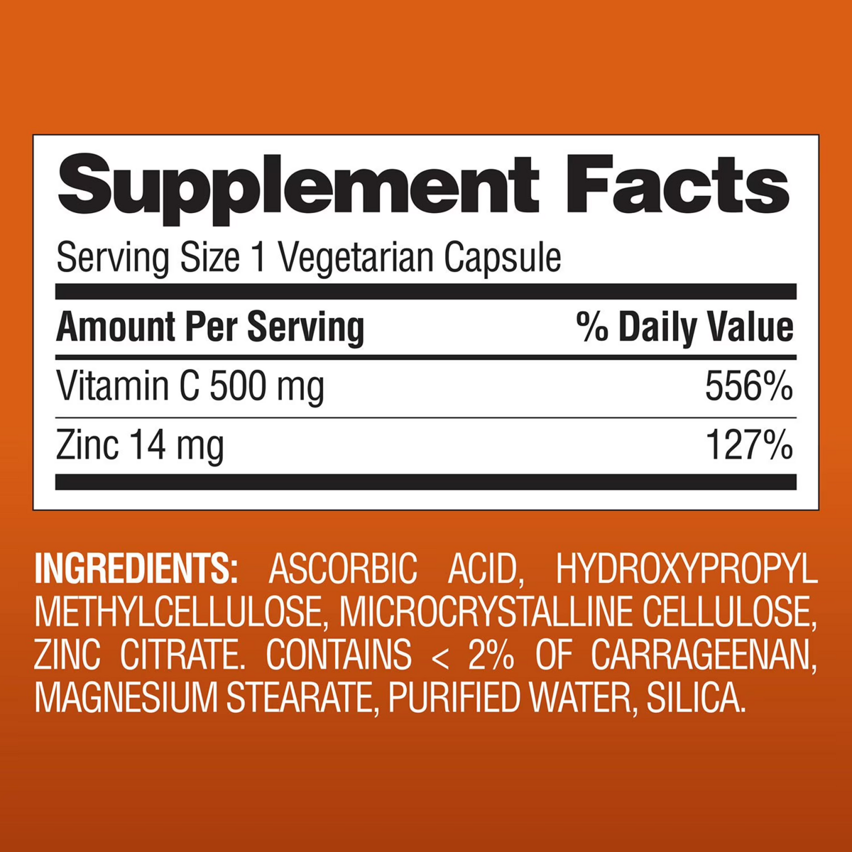 Viên Uống Member's Mark Vitamin C 500mg + Zinc – Hộp 400 Viên