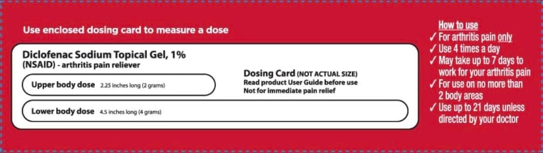 Gel Hỗ Trợ Giảm Đau Xương Khớp Leader Arthritis Pain Relief Gel Diclofenac Sodium 1% – Tuýp 100g