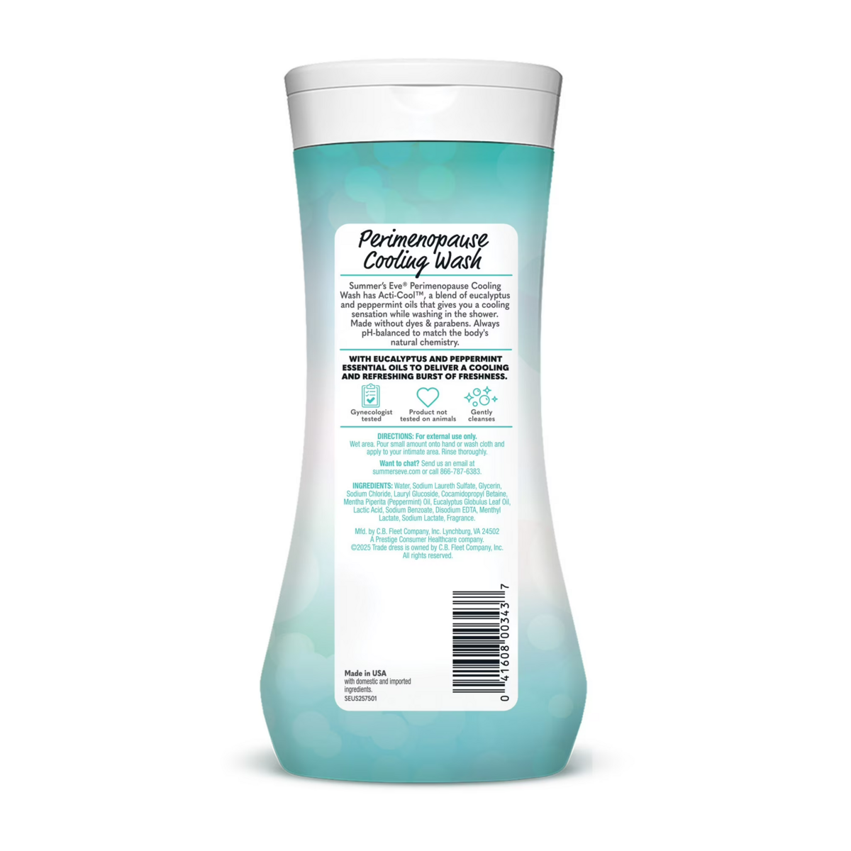 Dung Dịch Vệ Sinh Phụ Nữ Summer’s Eve Perimenopause Cooling Wash – Chai 444ml