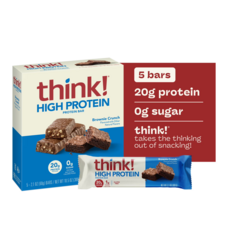 Thanh Protein think! High Protein Brownie Crunch Bars – Hộp 5 Thanh