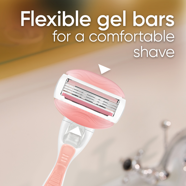 Bộ Dao Cạo Dành Cho Phụ Nữ Gillette Venus ComfortGlide White Tea - 1 Tay Cầm và 12 Lưỡi Cạo