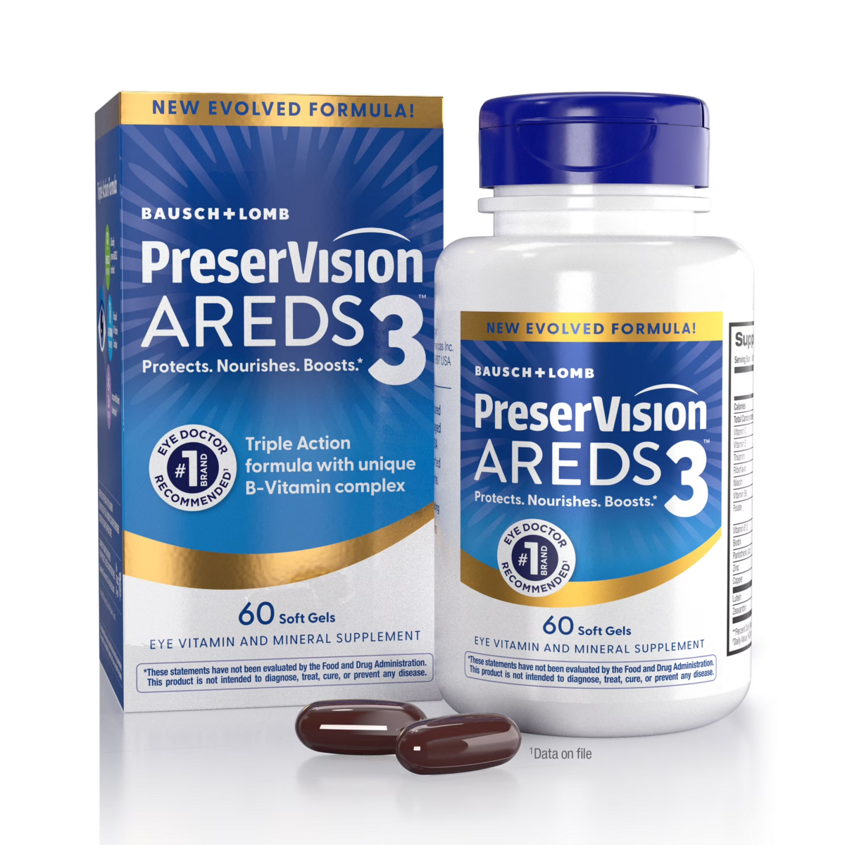Viên Uống Hỗ Trợ Mắt PreserVision AREDS 3 Eye Vitamin Softgels – Hộp 60 Viên