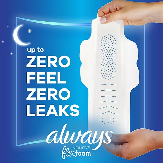 Băng Vệ Sinh Always Infinity FlexFoam Size 4 Với Wings Không Mùi - Hộp 64 Miếng