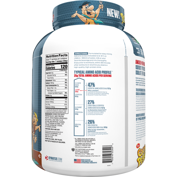 Bột Protein Dymatize ISO100 Hương Cocoa Pebbles – Hộp 5LB